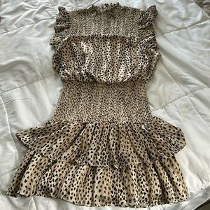 Animal print dress